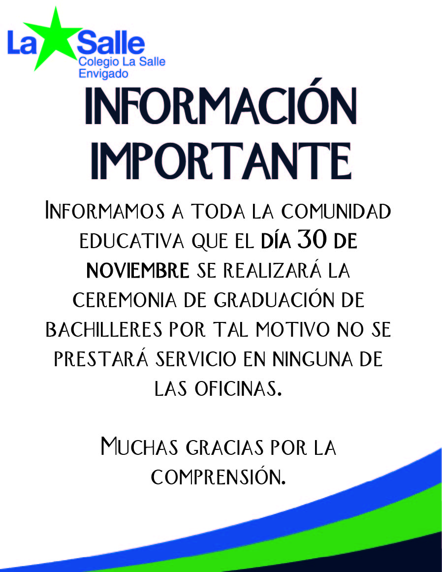 Avisos importantes grados 01