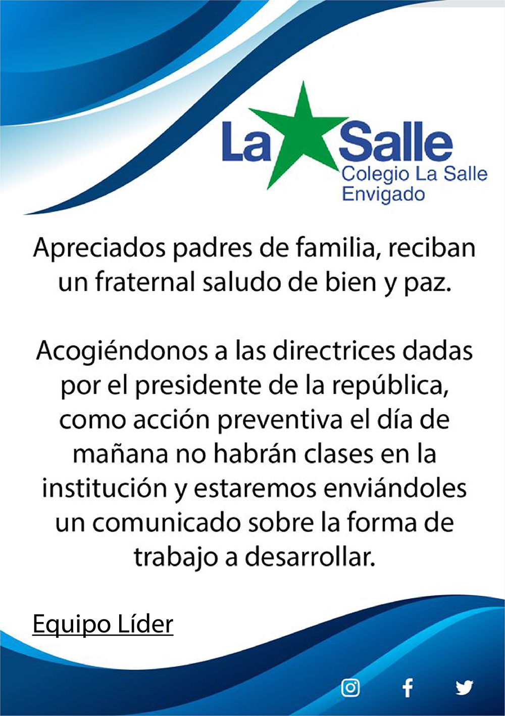 Comunicado oficial ok