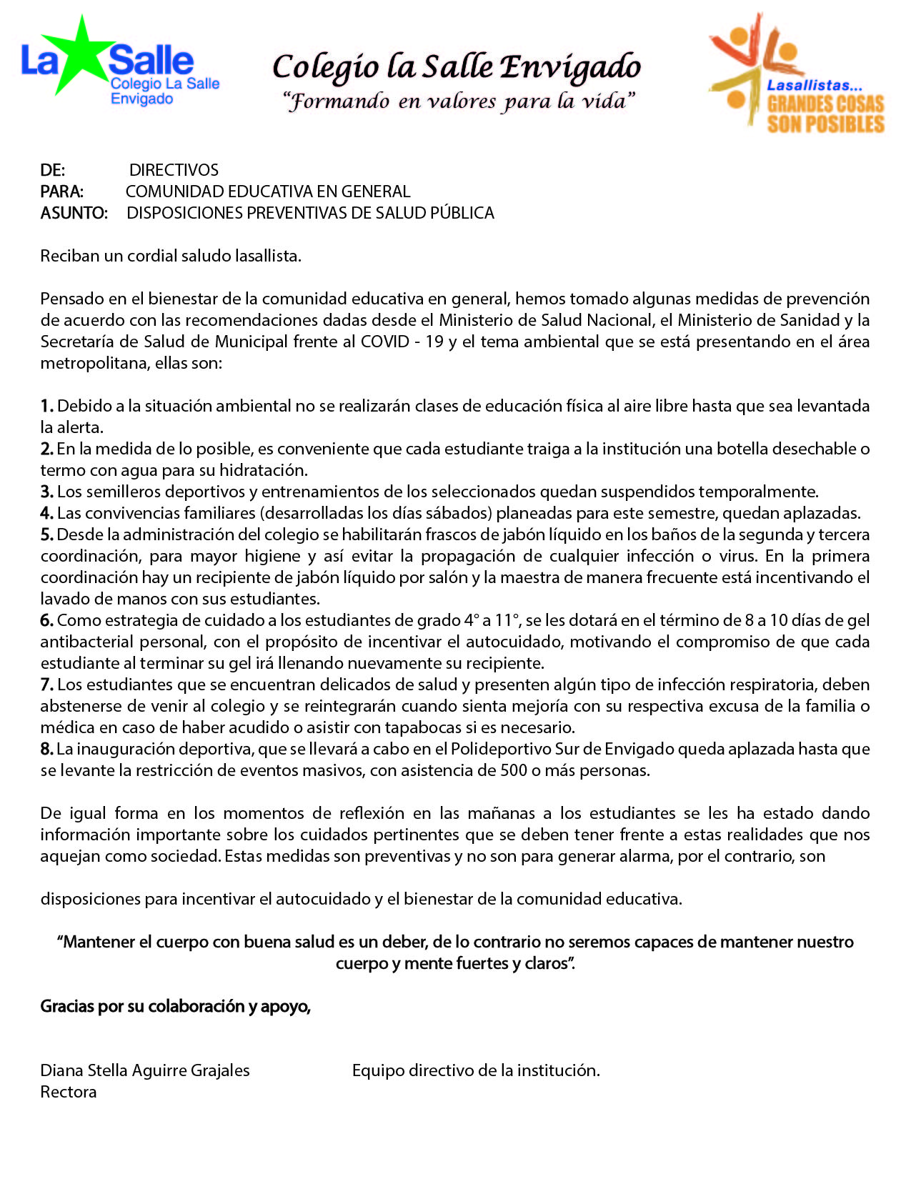 Circular emergencia sanitaria Mesa de trabajo 1
